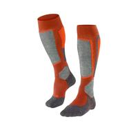 FALKE Men's SK2 Ski Socks Medium Cushioning Shin Padding Anti Blister Warm Breathable Quick-Drying Climate-Regulating Odour-Neutralising Wool Functional Yarn 1 Pair