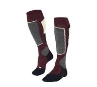 FALKE Men's SK2 Ski Socks Medium Cushioning Shin Padding Anti Blister Warm Breathable Quick-Drying Climate-Regulating Odour-Neutralising Wool Functional Yarn 1 Pair