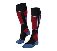 FALKE Men's SK4 Advanced M KH Wool Warm Thin 1 Pair Skiing Socks, Black (Black 3006), 8-9