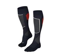 FALKE Men's SK4 Ski Socks Light Cushioning Anti Blister Thin Breathable Quick-Drying Climate-Regulating Odour-Neutralising Wool Functional Yarn 1 Pair