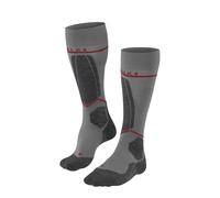 Falke Men's Ski Socks SK4 Energizing Light - Wool Compression - Grey Light 3400 Size 5.5-7.5