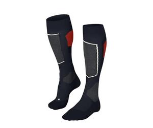 FALKE Men's SK4 Ski Socks Light Cushioning Anti Blister Thin Breathable Quick-Drying Climate-Regulating Odour-Neutralising Wool Functional Yarn 1 Pair