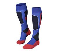 FALKE Men's SK4 Ski Socks Merino Wool Black More Colours Thin Thermal Padded Long Ski Sock Cushioned Sole Breathable Quick Dry Direct Shoe Contact Ideal For Advanced Skier 1 Pair