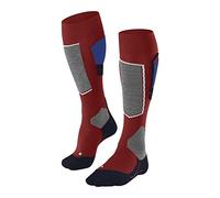 FALKE Men's SK4 Ski Socks Merino Wool Black More Colours Thin Thermal Padded Long Ski Sock Cushioned Sole Breathable Quick Dry Direct Shoe Contact Ideal For Advanced Skier 1 Pair