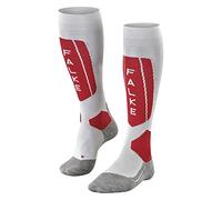 FALKE Men's SK5 Ski Socks, Silk, White (White 2008), 11-12.5 (1 Pair)