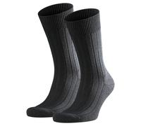 FALKE Men's Socks 2-Pack - Carpet In Shoe, Merino Wool, Solid Colors