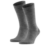 FALKE Men's Socks 2-Pack - Sensitive Berlin, Short Socks, Comfort Band, Solid...