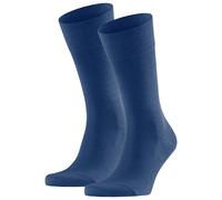 FALKE Men's Socks 2-Pack - Sensitive Berlin, Short Socks, Comfort Band, Solid...