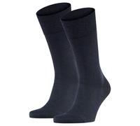 FALKE Men's Socks 2-Pack - Sensitive Berlin, Short Socks, Comfort Band, Solid...