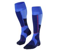 FALKE Men's ST4 Wool Ski Socks Merino Black More Colours Thin Thermal Long Ski Sock With Extra Light Padding Breathable Quick Dry Ideal For Ski Touring 1 Pair