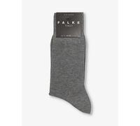 Falke Mens Steel Mel. Tiago Ribbed Stretch-organic Cotton-blend Crew Socks 7.5-8