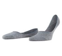 Falke Mens Step Medium Cut No Show Box Socks - Light Grey Mel