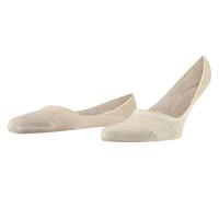 Falke Mens Step Medium Cut No Show Box Socks - Sand Mel Beige