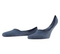 Falke Mens Step Medium Cut No Show Socks - Navy Blue Mel