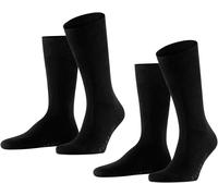 FALKE Men's Swing 2-Pack Socks Breathable Cotton Thin Reinforced Soft Flat Seam