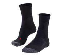FALKE Men's TE2 M So Cotton Anti-Blister 1 Pair Tennis Socks, Black 3000, 5.5-7.5