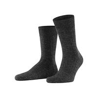 FALKE Men's Teppich Im Schuh M So Wool Plain 1 Pair Socks, Grey Anthracite Melange 3080, 8.5-9.5