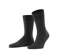 FALKE Men's Teppich Im Schuh M So Wool Plain 1 Pair Socks, Grey Dark 3070, 10-11