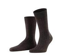 FALKE Men's Teppich Im Schuh M So Wool Plain Socks 1 Pair, Brown Dark 5450, 7-8