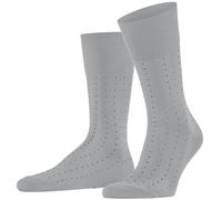 Falke Mens Tiago Dotted Line Socks - Silver Grey