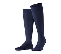 FALKE Men's Tiago M Kh Fil D'Écosse Cotton Long Plain 1 Pair Knee-High Socks, Blue Royal 6000, 7-8