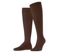 FALKE Men's Tiago M Kh Fil D'Écosse Cotton Long Plain 1 Pair Knee-High Socks, Brown Havana Club 5197, 7-8