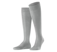 FALKE Men's Tiago M Kh Fil D'Écosse Cotton Long Plain 1 Pair Knee-High Socks, Grey Mouse 3690, 5.5-6.5