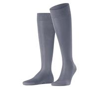 FALKE Men's Tiago M Kh Fil D'Écosse Cotton Long Plain 1 Pair Knee-High Socks, Grey Pearl 3248, 8.5-9.5
