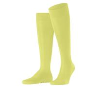 FALKE Men's Tiago M Kh Fil D'Écosse Cotton Long Plain 1 Pair Knee-High Socks, Yellow Ananas 1323, 8.5-9.5