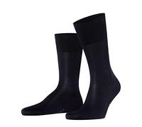 FALKE Men's Tiago M So Fil D'Écosse Cotton Plain 1 Pair Socks, Blue Dark Navy 6375, 7-8