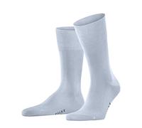 FALKE Men's Tiago M So Fil D'Écosse Cotton Plain 1 Pair Socks, Blue Light 6594, 7-8