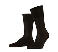 FALKE Men's Tiago M So Fil D'Écosse Cotton Plain 1 Pair Socks, Brown 5930, 10-11