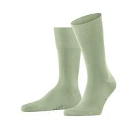 FALKE Men's Tiago M So Fil D'Écosse Cotton Plain 1 Pair Socks, Green Pale Olive 7710, 8.5-9.5