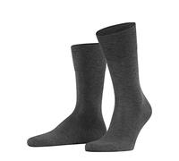 FALKE Men's Tiago M So Fil D'Écosse Cotton Plain 1 Pair Socks, Grey Steel Melange 3165, 8.5-9.5