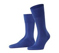 FALKE Men's Tiago M So Fil D'Écosse Cotton Plain Socks 1 Pair, Blue Sapphire 6055, 7-8