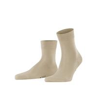 FALKE Men's Tiago M Sso Fil D'Écosse Cotton Plain 1 Pair Socks, Beige Silk 4097, 10-11