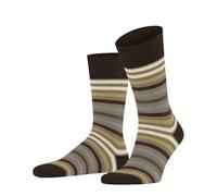FALKE Men's Tinted Stripe M So Wool Cotton Patterned 1 Pair Socks, Beige Country 4380, 5.5-8