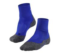 FALKE Men's TK2 Explore Cool Short M Sso Lyocell Functional Yarn Thick Anti-Blister 1 Pair Hiking Socks, Blue Yve 6714, 5.5-7.5