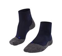 FALKE Men's TK2 Explore Cool Short M Sso Lyocell Functional Yarn Thick Anti-Blister Hiking Socks 1 Pair, Blue Marine 6120, 9.5-10.5
