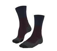 FALKE Men's TK2 Explore M So Wool Thick Anti-Blister 1 Pair Hiking Socks, Red Barolo 8526, 11-12.5