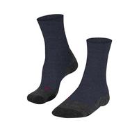 FALKE Men's TK2 Explore Melange M So Wool Thick Anti-Blister Hiking Socks 1 Pair, Blue Dark Melange 6688, 8-9