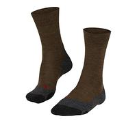 FALKE Men's TK2 Explore Melange M So Wool Thick Anti-Blister Hiking Socks 1 Pair, Brown Mocca 5990, 11-12.5