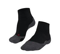 FALKE Men's TK2 Explore Short M Sso Wool Thick Anti-Blister 1 Pair Hiking Socks, Black Black-Mix 3010, 9.5-10.5