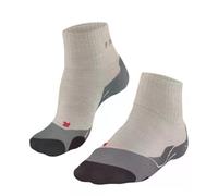 FALKE Men's TK2 Explore Short M Sso Wool Thick Anti-Blister Hiking Socks 1 Pair, Beige Natural 4200, 9.5-10.5