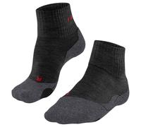 Falke Mens TK2 Explore Short Socks - Asphalt Mel Grey