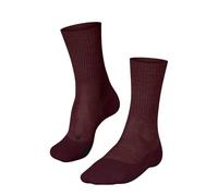 FALKE Men's TK2 Explore Wool M So Breathable Thick Anti-Blister Hiking Socks 1 Pair, Red Scarlet 8289, 5.5-7.5