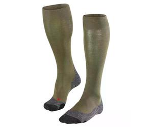 FALKE Men's TK2 Knee High Hiking Socks Medium Cushioning Anti Blister Warm Long Knee-High Length Breathable Quick-Drying Climate-Regulating Odour-Neutralising Wool Functional Yarn 1 pair