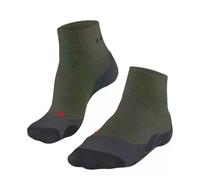FALKE Men's TK2 Explore Short M Sso Wool Thick Anti-Blister Hiking Socks 1 Pair, Green Olive 7830, 8-9