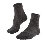 FALKE Men's TK2 Explore Wool Short M Sso Warm Thick Anti-Blister Hiking Socks 1 Pair, Grey Smog 3150, 5.5-7.5