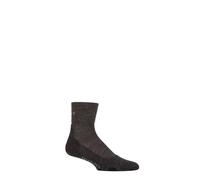 Falke Men's TK2 Wool Short Trekking Socks in Charcoal Grey 3 Sizes - 1 Pair Pack